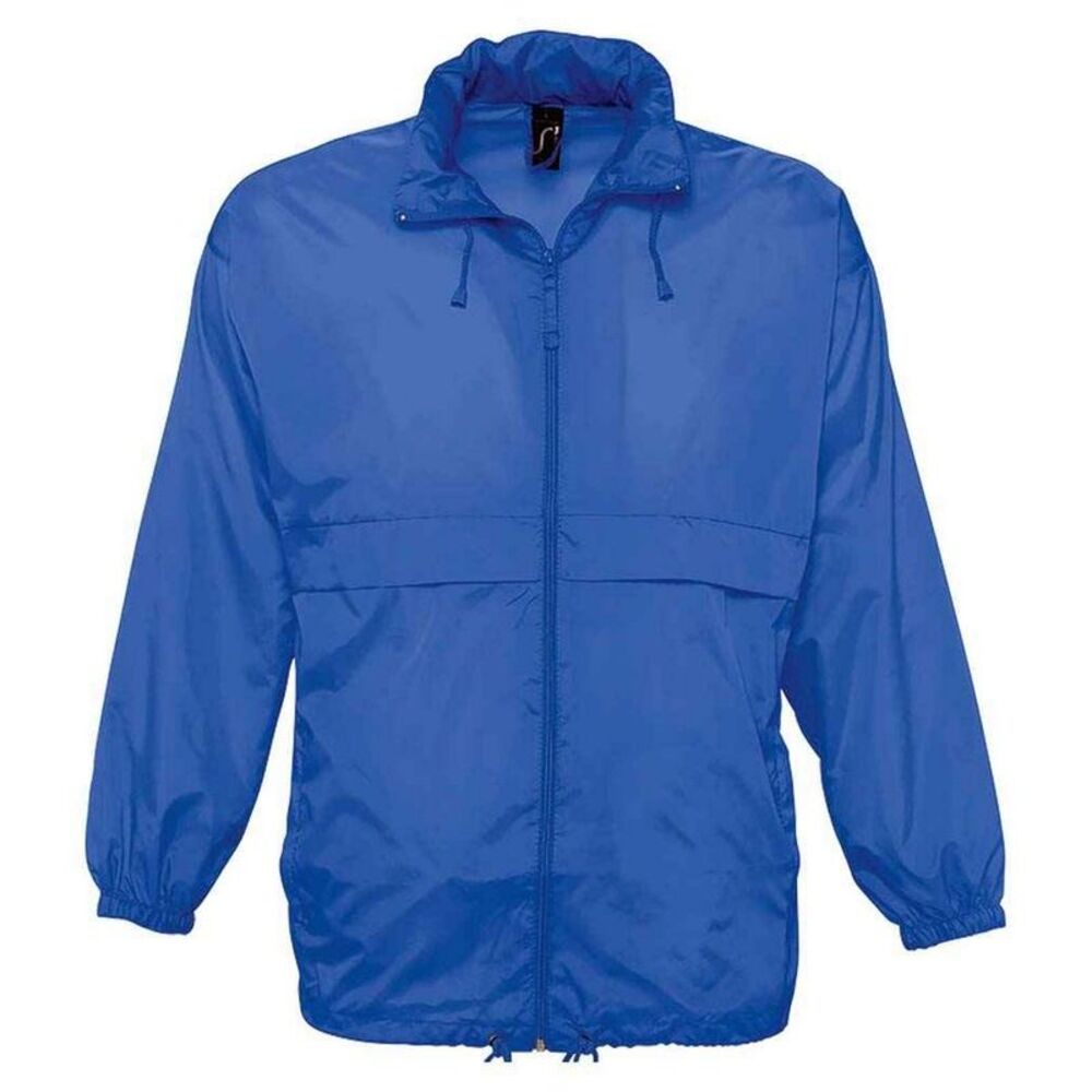 SOLS Unisex Adult Surf Windbreaker / Royal Blue